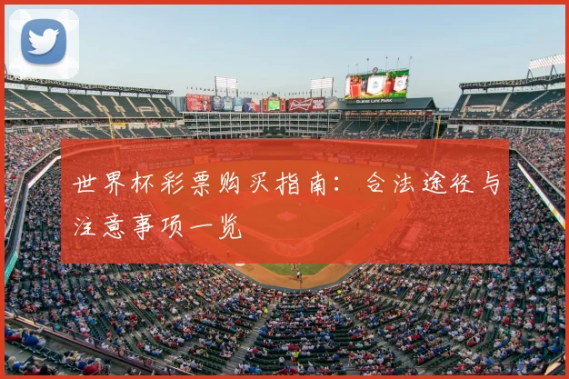 世界杯彩票购买指南：合法途径与注意事项一览